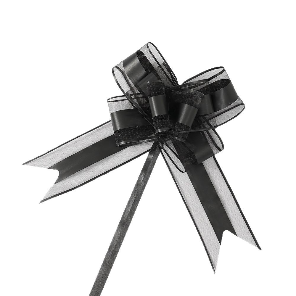 Transfronterizo grande 70 suya nieve arco mano embalaje de regalos de flores decoración de actividades de Navidad dibujar cinta de flores