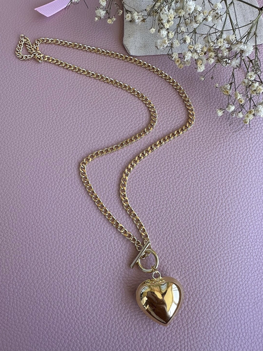 Freshwater Pearl, Titanium Steel Chain Material 3 PCS/Package Quantity Freshwater Pearl Titanium Steel Beaded Heart Shape Pendant Necklace Necklace