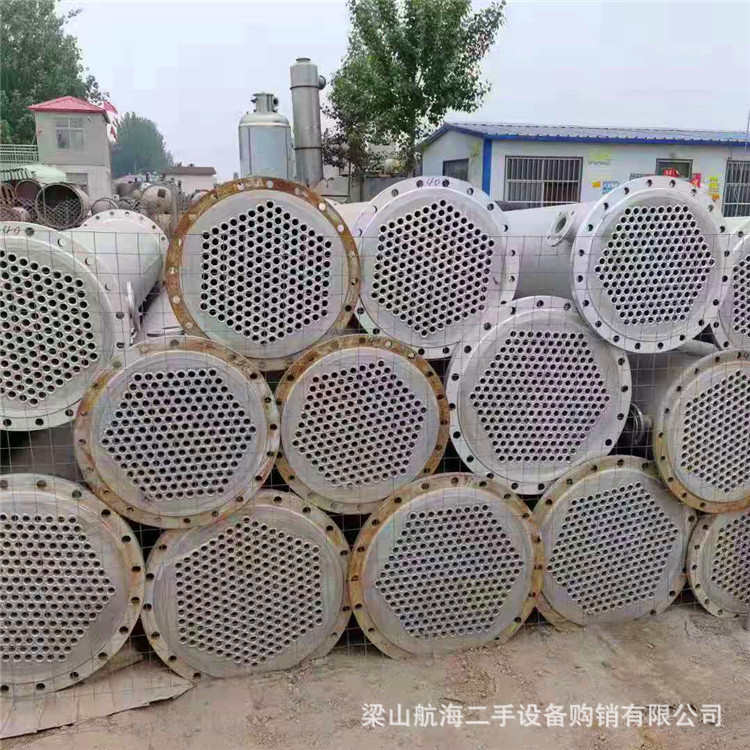 出售二手不锈钢冷凝器 10-50平方不锈钢冷凝器 不锈钢列管冷凝器