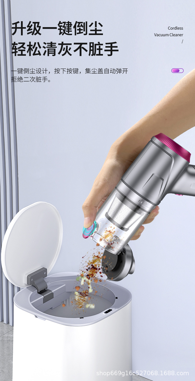 Wireless Car Household Brushless Vacuum Cleaner Blow Suction Four-in-One Handheld Dust Blow Suction Mini Charging Vacuum Cleaner