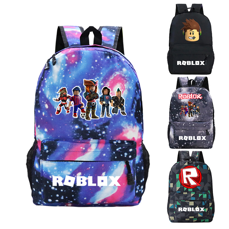 초등 및 중등 학생을 위한 국경 간 인기 판매 Roblox 배낭, 대용량 게임 주변기기 학교 가방