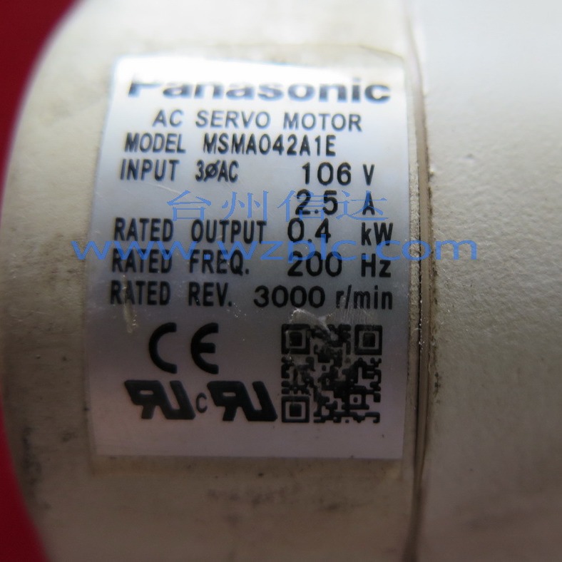 台州信达 二手松下电机 MSMA042A1E  保修三个月