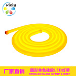 360度圆形发光长条灯带单色硅胶灯条24v低压柔性霓虹灯带