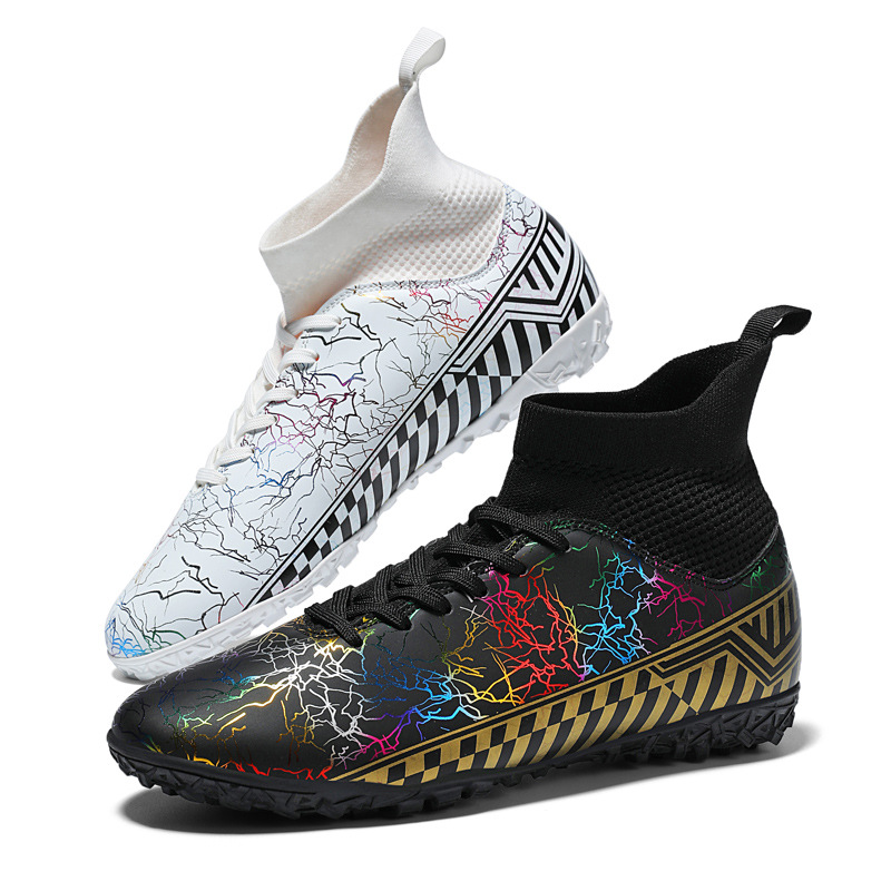 Transfronterizo más zapatos de fútbol de tamaño de uñas largas para hombres uñas cortas zapatos de competencia para adultos jóvenes Estudiante Educación Física deportes de Fútbol