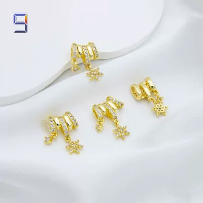 Beads DIY Beaded Handmade – Zərgərlik ara hissələri - 14k-real-gold-plating