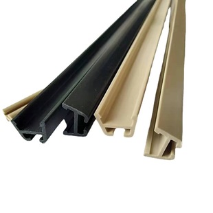 Extrusion Manufacturer Produces Car Door Curtain Abs Material Plastic Slide Rail Hanging Strip Door Curtain Slide Strip Abs Special-Shaped Strip