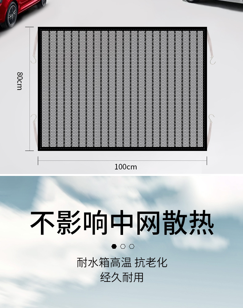 Suitable for Classic Sylphy Insect-Proof Net, Teana, Terra, Qashqai, X-Trail, Car Radiator Protection Net, Insect-Proof Net