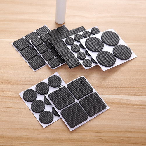 Thickened anti-slip anti-noise table foot pads home shock-absorbing anti-collision table and chair pads home floor anti-sway protection pads