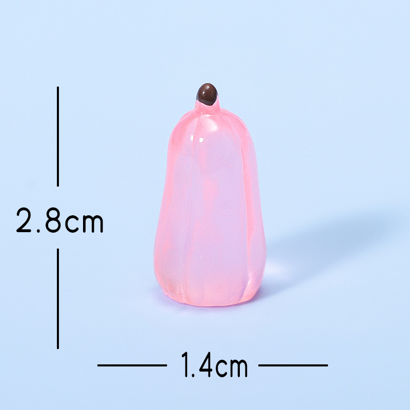 微景观摆件仿真水果茄子雪梨木瓜桌面家居造景树脂diy工艺装饰品|undefined