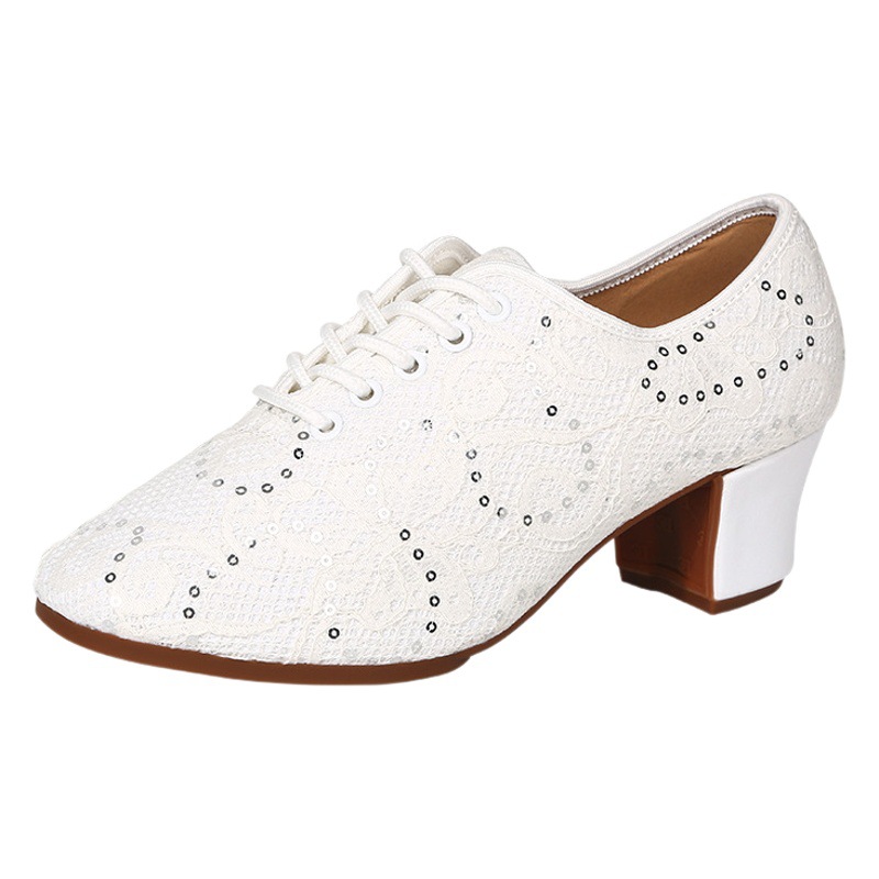 2023 nuevos zapatos de baile latino de las mujeres zapatos de baile cuadrados zapatos de baile de salón de baile para adultos danza moderna zapatos de mujer