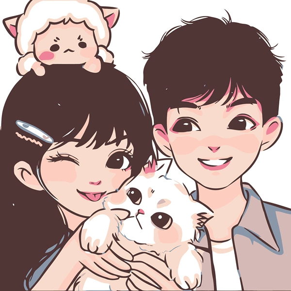 Couple【Rabbit grid】09