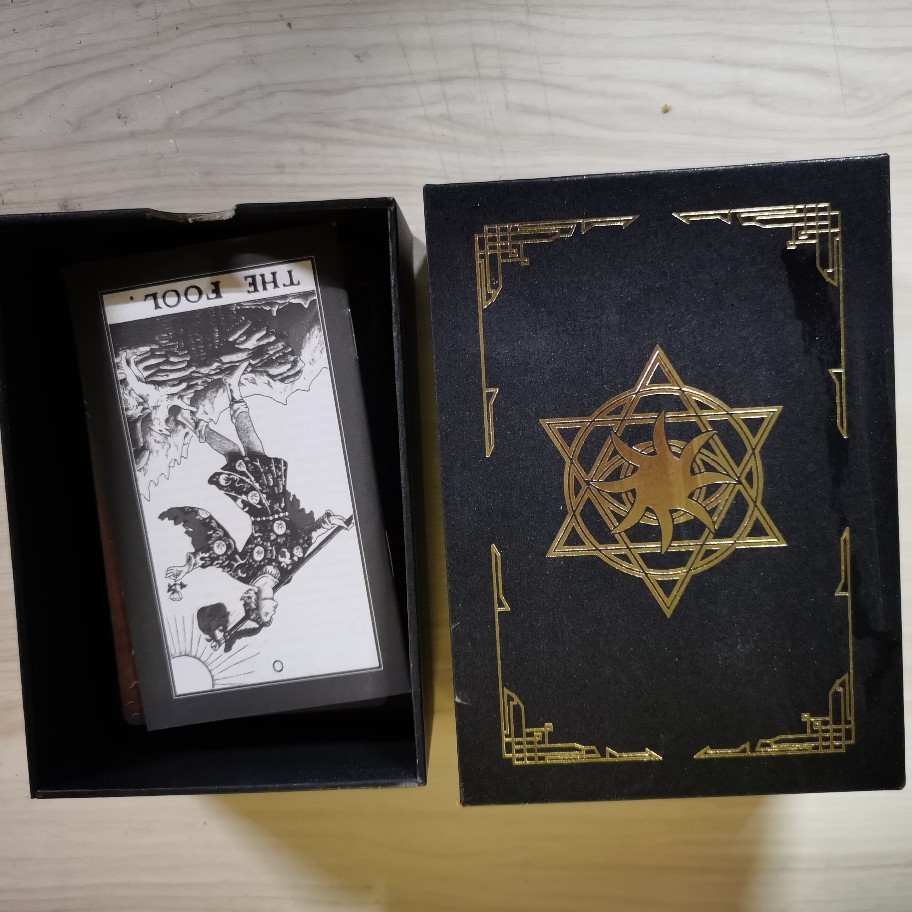 Gioco da tavolo in plastica con lamina metallica, carte regalo dei tarocchi per ufficio in oro_voghion.com