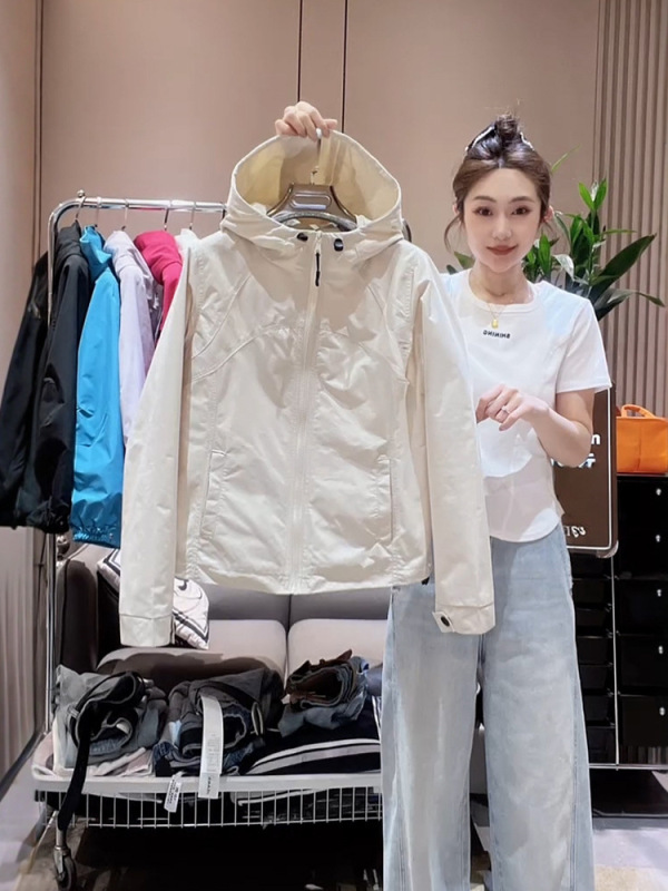 春夏薄款外套女短款小个子上衣新款女装收腰风衣夹克软壳时尚|undefined