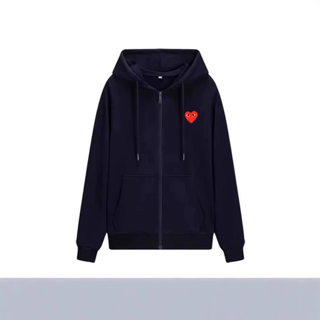 Толстовка с капюшоном Oversize на молнии, нашивка сердце/лицо, демисезонный унисекс (S–XXXL)