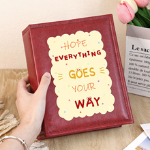 皮质小相册本纪念册家庭合照插页式相簿5寸6寸拍立得收纳本回忆录