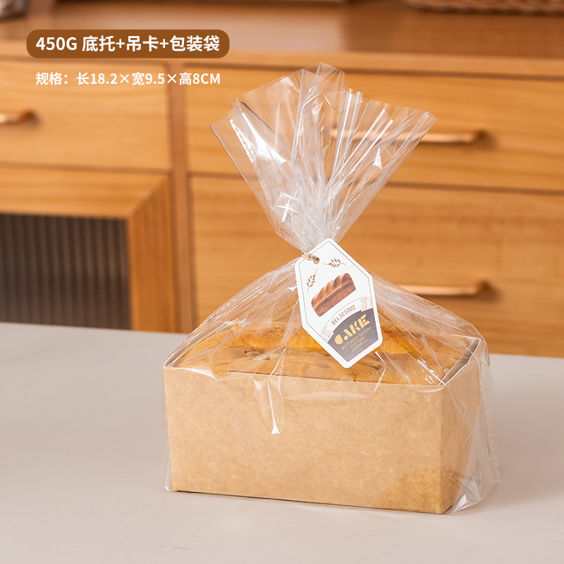 Dorado almohada Qifeng pastel de papel almohada de sabor tostada envasado pan de soporte de papel desechable horneado resistente a alta temperatura