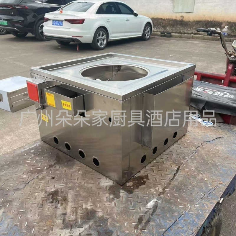 Longjingding modelo de coche de tres ruedas máquina de salchichas de gas vapor comercial multifuncional horno de salchichas de vapor de desayuno cabina completa image 4
