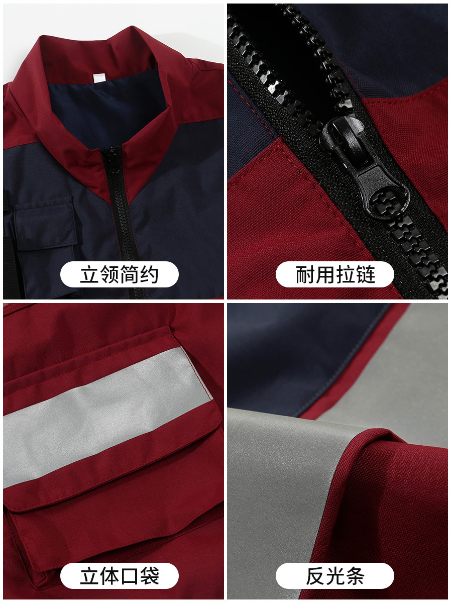 Retroreflective vest for work, with your logo imprint 3