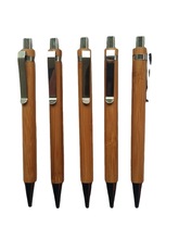 供應新款金屬掛鈎竹子筆 高品質圓珠筆 環保筆 熱銷