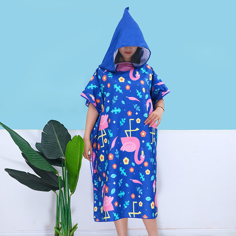 Blue background flamingo upgraded model with buckles