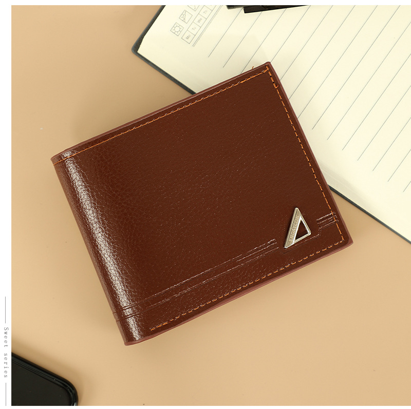 Small Wallets Bags Type 1 Piece Quantity Holiday, Daily Occasion Factory Direct Supply Horizontal Wallet Men's Pu Business Stylish And Versatile Card Holder Large Wallet Multiple Card Slots Retro Wallet
