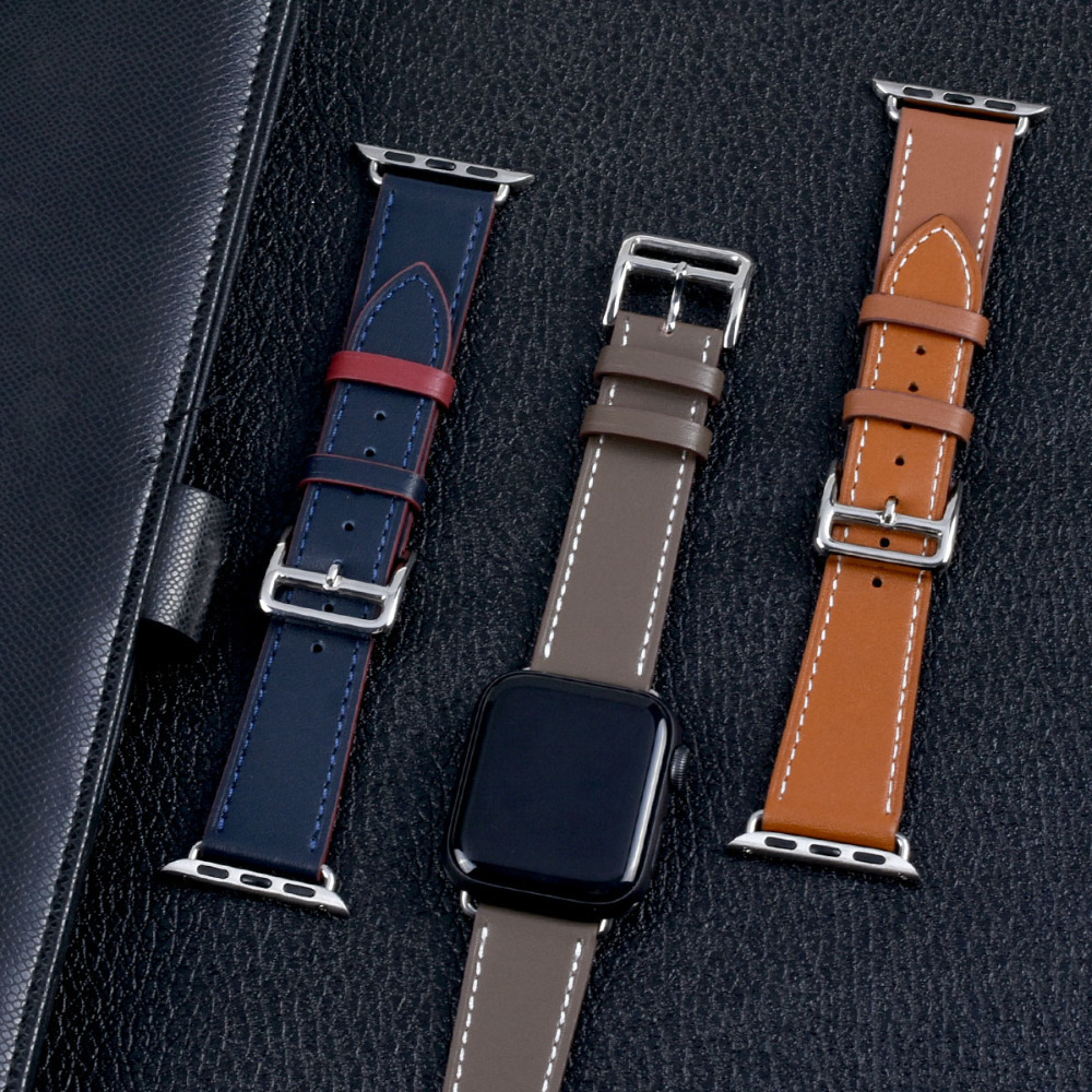 Retro Solid Color Watch Band display picture 1