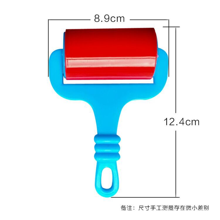 Rubber clay toy accessories wholesale PC plastic roller ultra-light clay mold space sand tool rolling pin