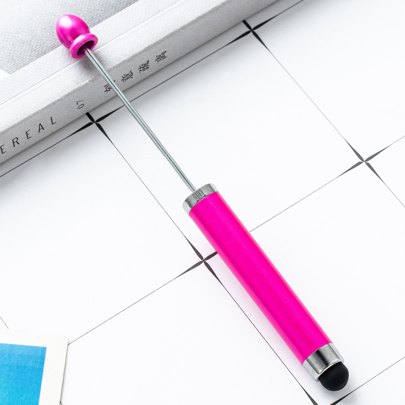 Nuevo bolígrafo de pantalla táctil DIY multifuncional 3 en 1 bolígrafo de bolas creativo de control táctil multicolor bolígrafo