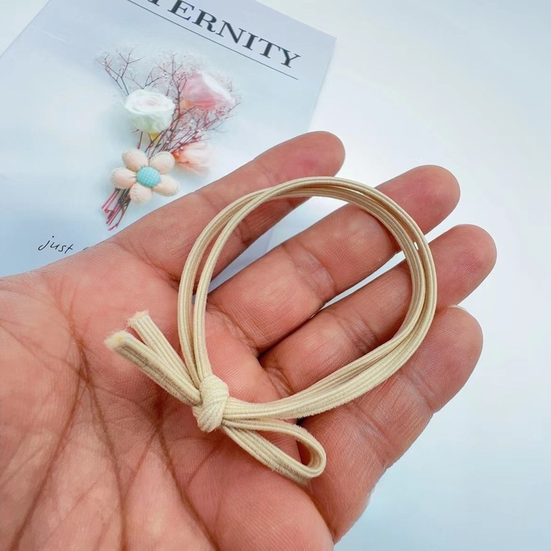 皮筋头绳韩版简约扎头发橡皮筋小清新森女系发圈高弹力基础发绳女|undefined