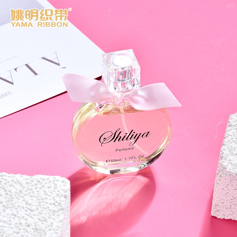 Yao Ming rosa caja de regalo de San Valentín cinta de embalaje accesorios de ropa pastel decoración de flores unilateral cinta de color