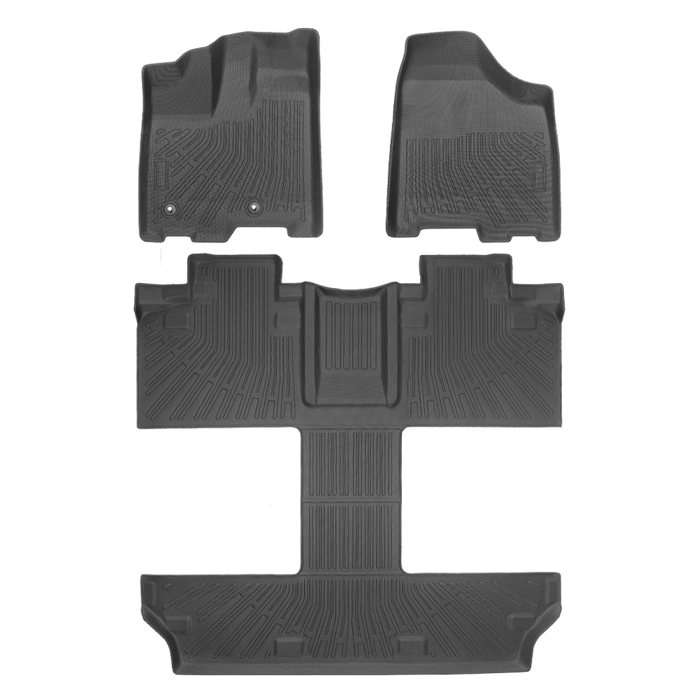 Aplicable a TOYOTA Sienna 2011 - 2012 TPE Foot Pads 3D All Weather Material Backpack Pads