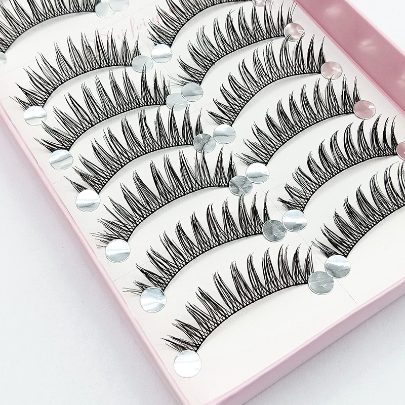 False eyelashes, natural makeup, wholesale, 10 pair
