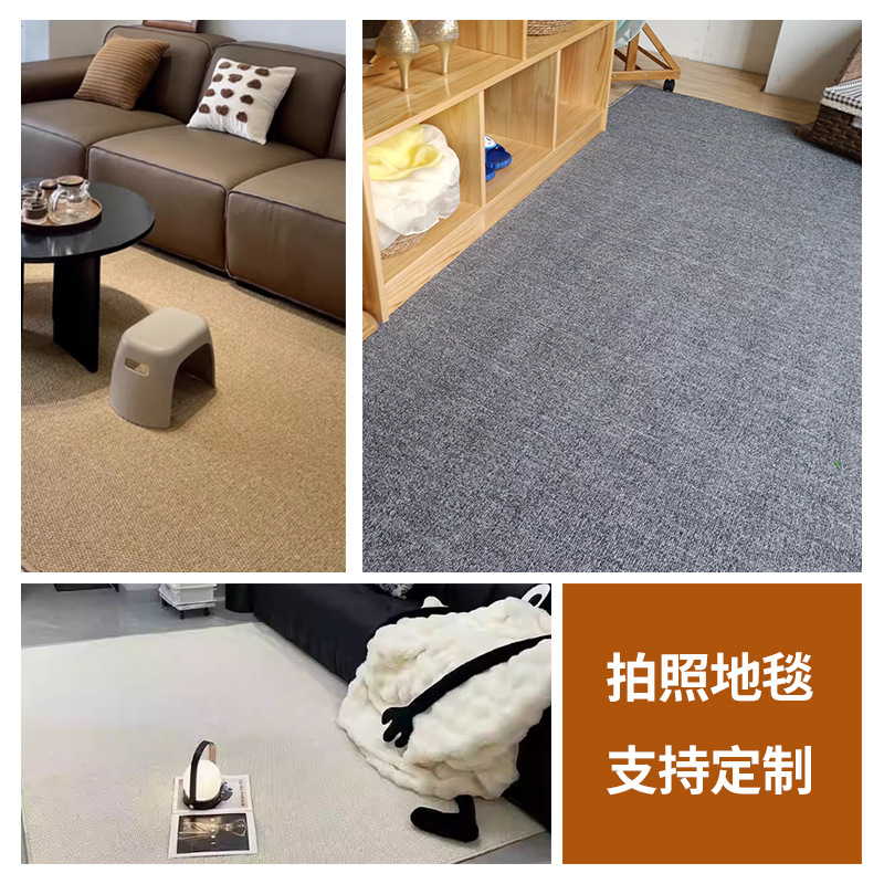 Commercial Office Live Bed Bed INS Wind Photo Carpet Home bedroom…