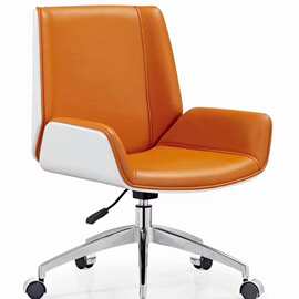 现代简约办公椅皮质转椅可升降旋转老板椅舒适久坐人体工学电脑椅