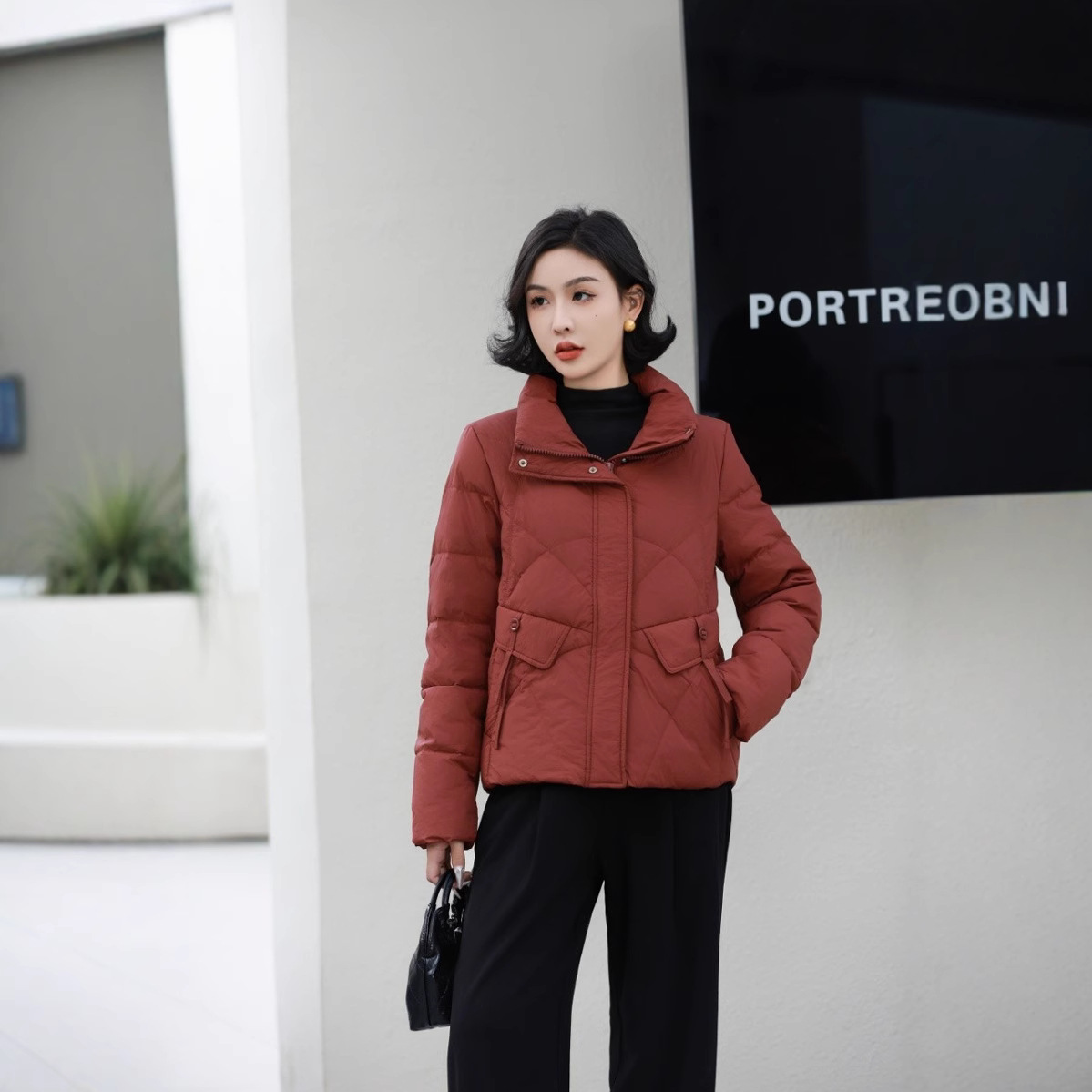 Winter fashionable down jacket