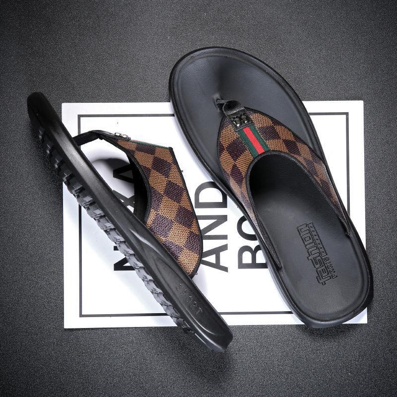 Slip-on Men's 2023 Summer Outdoor Beach Sandals Men's Trendy Korean Version Personality Fashion Outdoor Wear Men's Sandals