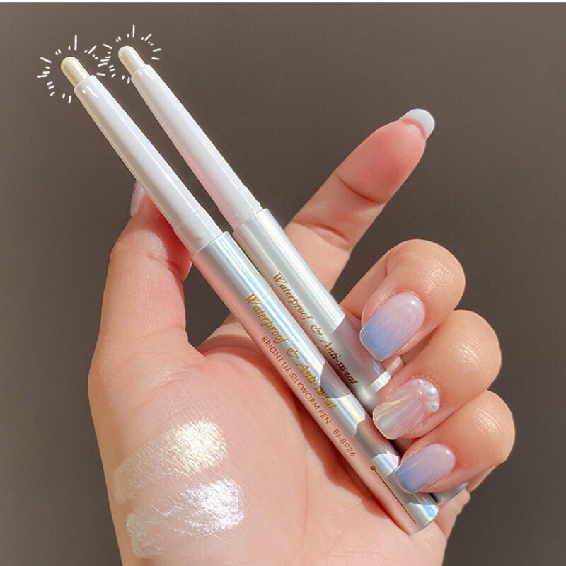 BIJIANG pen masterstar diamond bright eyes lying silkworm pen pearlescent highlight eyeshadow pen repair shadow waterproof sweat-resistant 8926