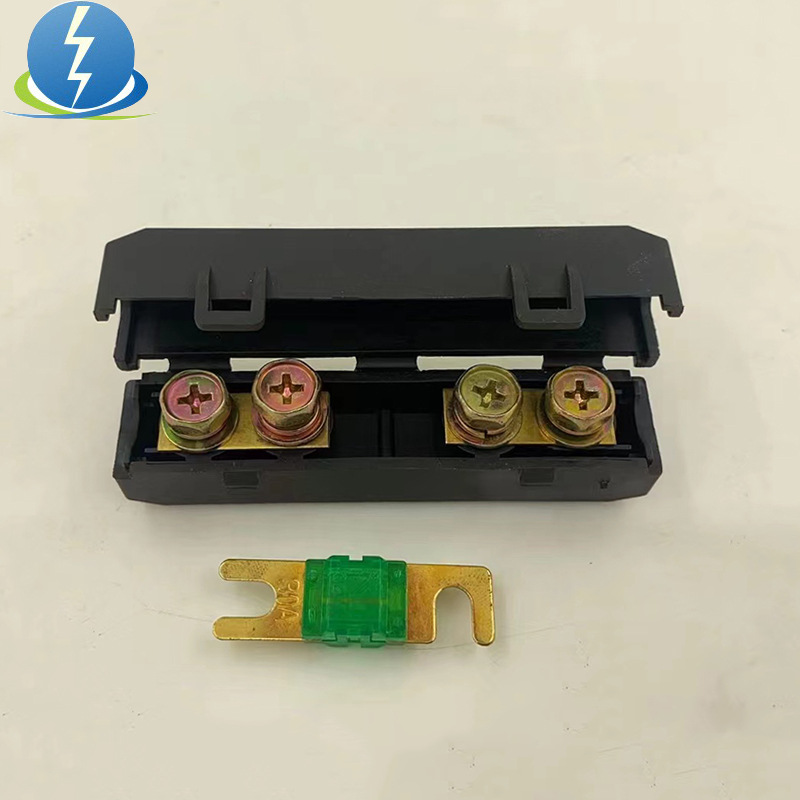 汽车保险丝座小平插座小叉栓保险丝黑色座厂家批发汽车保险丝座子