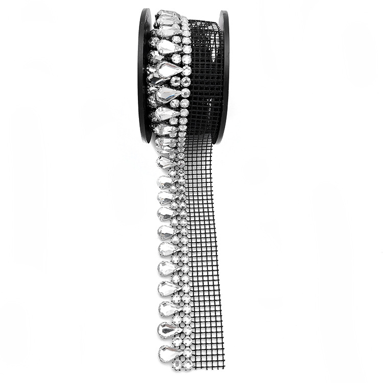 Cristales de Resina en Forma de Gota de Agua de 5mm, de Doble Fila y una Sola Cara, para Decoración de Ropa, Zapatos, Sombreros y Bolsos image 8
