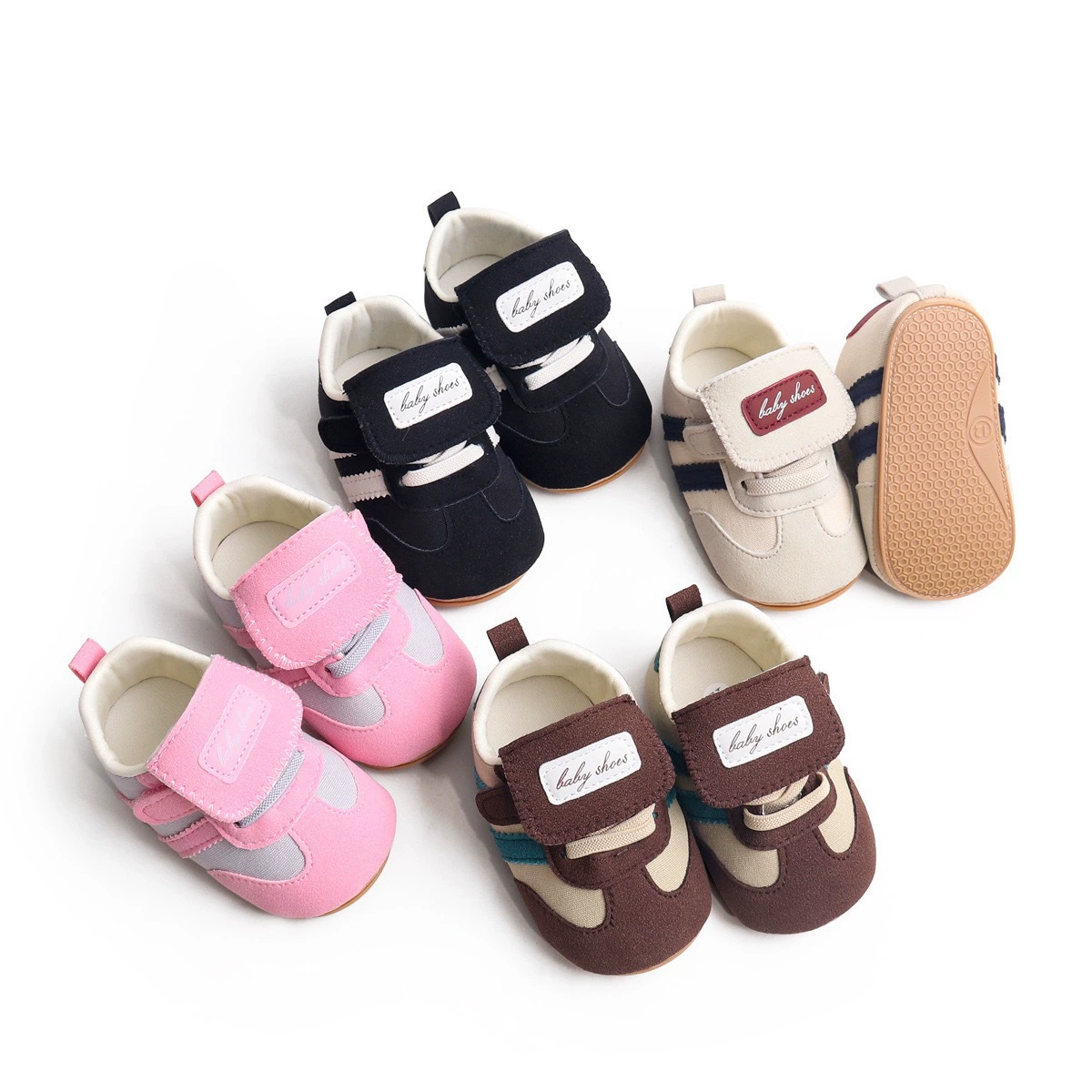 Новые детские весенние и осенние кроссовки с мягким дном, противоскользящие и износостойкие модные дикие наружные и наружные досуговые кроссовки