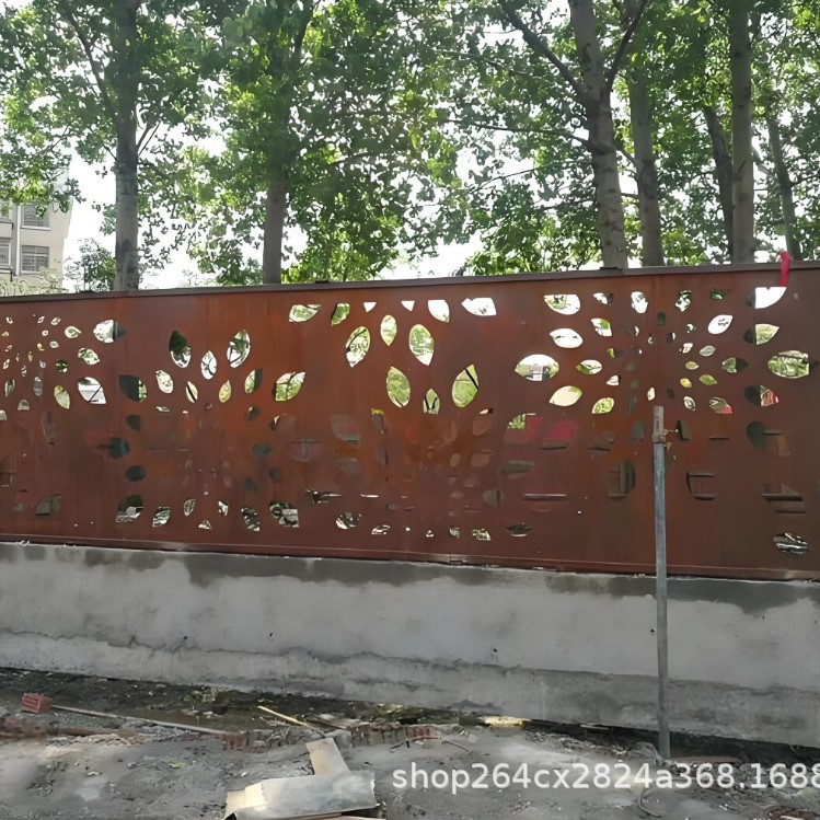 耐候钢板屏风加工户外室内装饰红锈钢板用Q235NH发货上门