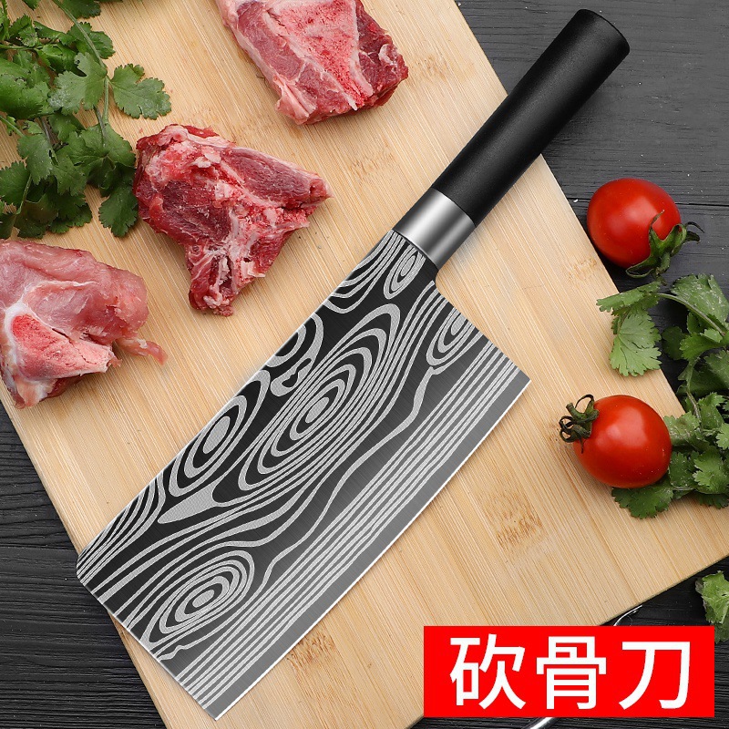 Correr <unk> 10 yuan forjado Yangjiang cuchillo de cocina cuchillo de corte de hueso de cocina cuchillo de corte de pescado cuchillo de corte afilado