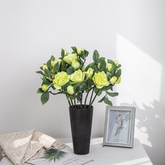 廠家 梔子花仿真花批發單枝假花婚慶家庭裝飾外貿GF15265A