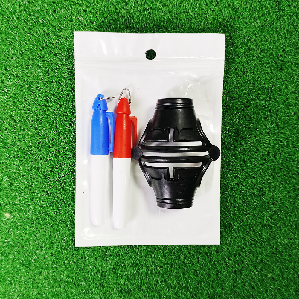 Pelota de golf Scriber anillo herramienta de trazado pintor rotatorio 360 ° dibujo traje pluma