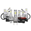 Cross -border headlights H7 80W 3570 2smd 6000K high -gloss decoding light car LED fog light motorcycle lamp