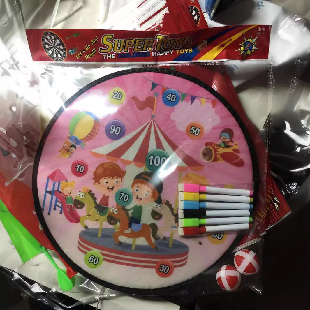 Tablero de dibujo para colorear gratis para niños DIY objetivo tablero de dardos bola pegajosa borrable tablero de dibujo de graffiti animal de dibujos animados