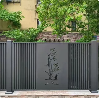 铝艺护栏中式别墅庭院围栏铝合金家用院子护栏露台栏杆花园栅栏