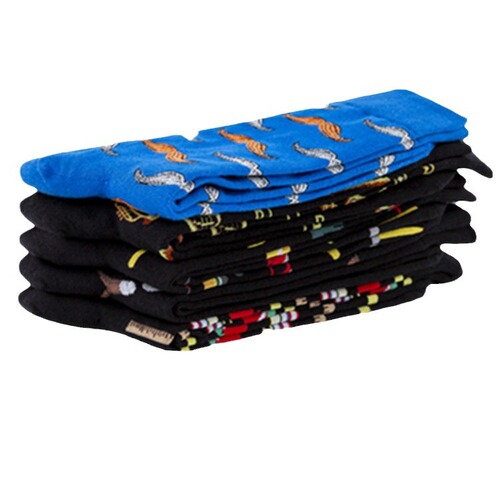 New cross-border art style socks casual cotton socks European and American street trend mid-calf socks wholesale