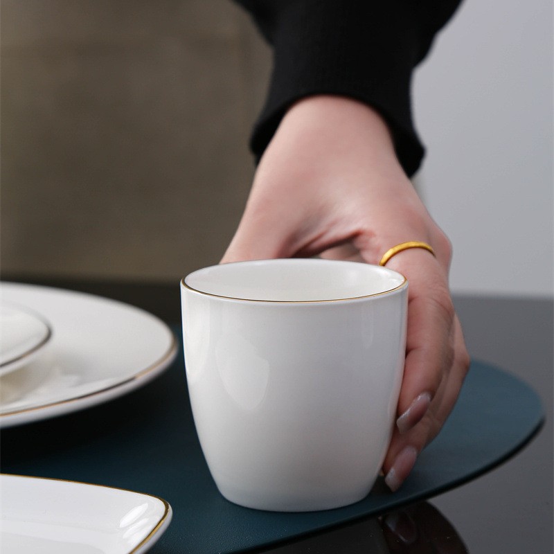 Golden Border Tea Cup