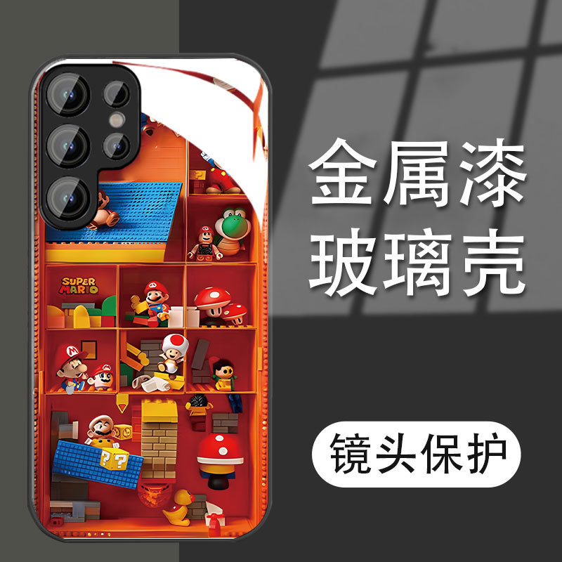 Lego Mechanical Mario 4 for Samsung S24ULTRA Phone Case s23 Glass Mirror s22 New A55 Lego Mechanical Mario 4 for Samsung S24ULTRA Phone Case s23 Glass Mirror s22 New A55
